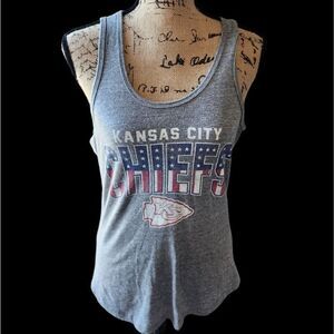 NFL Pro Fanatics Kansas City Chiefs Racerback Womens SZ Small Casual Athleisure